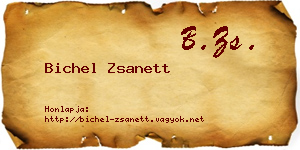 Bichel Zsanett névjegykártya